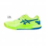 Giày Pickleball Asics GEL-RESOLUTION 9 - Xanh chuối