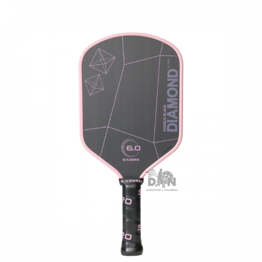 Vợt Pickleball Six-Zero Double Black Diamond Control - Hồng