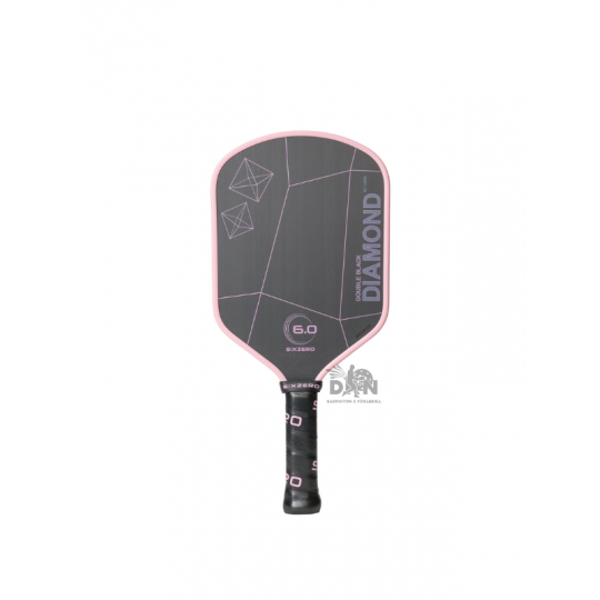 Vợt Pickleball Six-Zero Double Black Diamond Control - Hồng